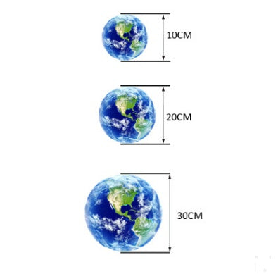Globe sticker luminoso