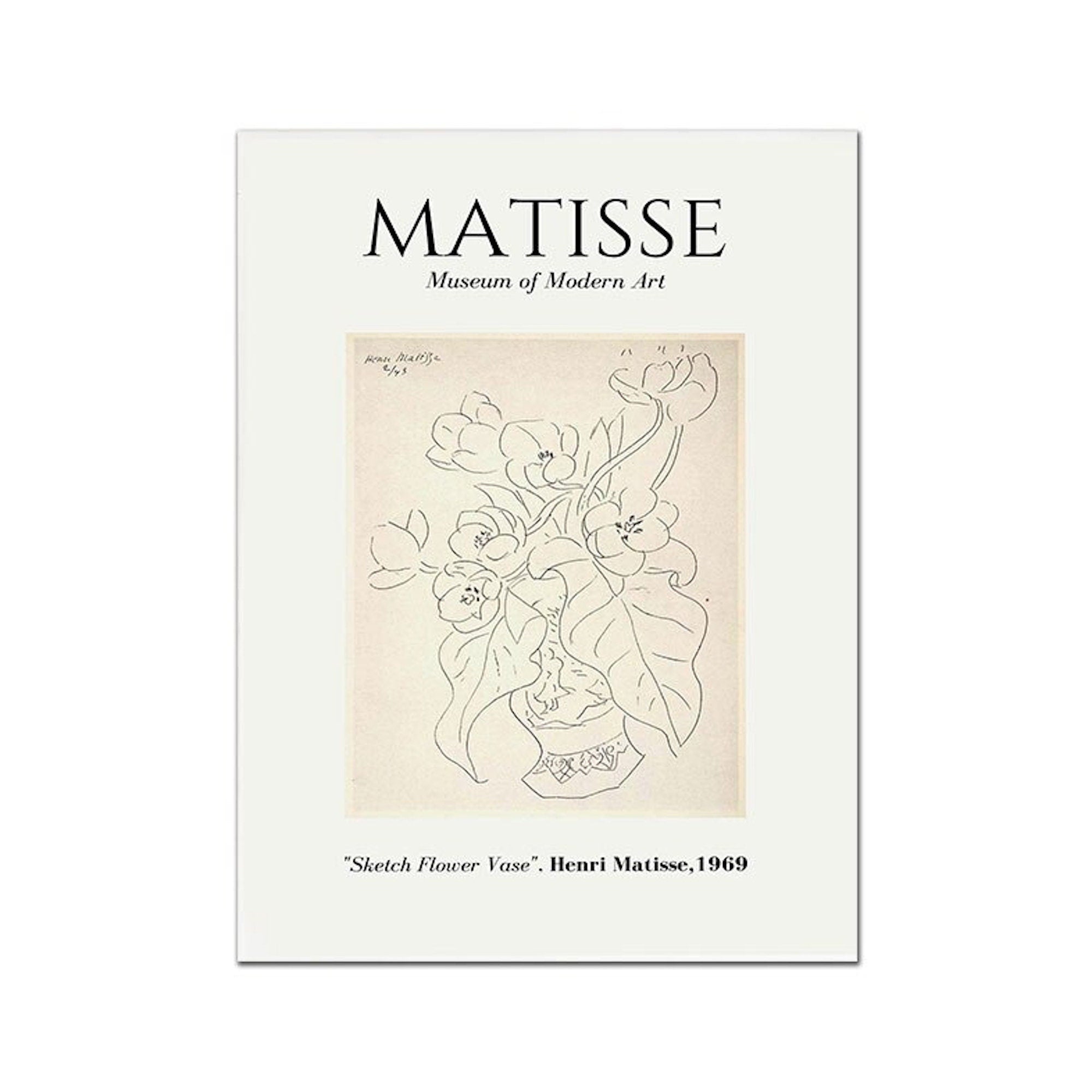 Poster Matisse Gesicht Abstrakt | Bilder Wohnzimmer | Wandbilder Schlafzimmer | Deko Print ohne Rahmen | Bilder Set Matisse Bunt-3